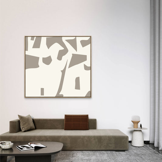 Silent Geometry dans un intérieur contemporain