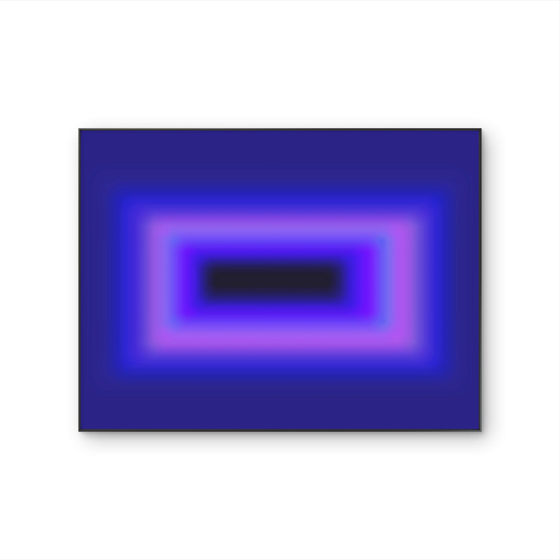 Tableau sur toile contemporain Violet Depth aux tons bleus et violets