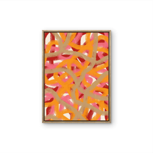 Œuvre contemporaine Ochre Balance