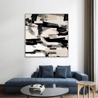 Tableau sur toile Trace dans un intérieur contemporain