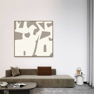 Silent Geometry dans un intérieur contemporain